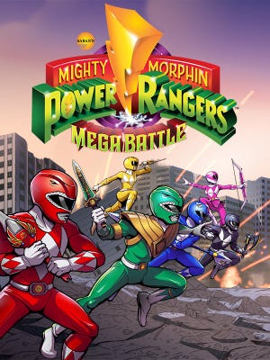 Caixa de jogo de Mighty Morphin Power Rangers: Mega Battle