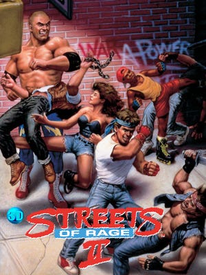 Caixa de jogo de 3D Streets of Rage 2