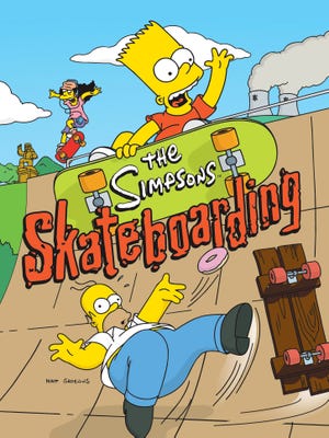 Simpsons Skateboarding boxart