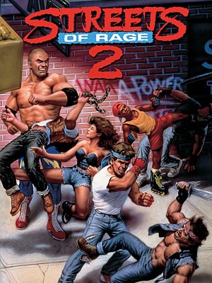 Caixa de jogo de Streets Of Rage 2