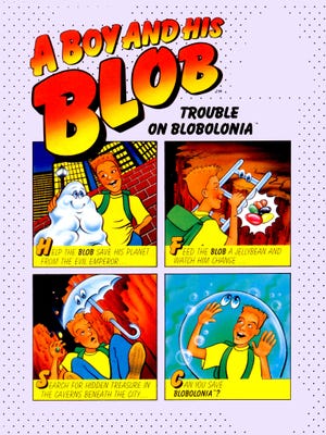 Caixa de jogo de A Boy and His Blob
