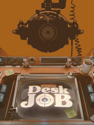 Caixa de jogo de Aperture Desk Job