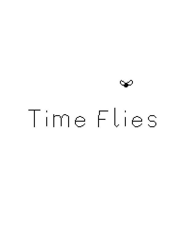Time Flies is about a bug finding god or learning guitar in something like 76.4 seconds, and it's got a release date - 5