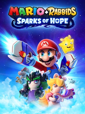 Caixa de jogo de Mario + Rabbids Sparks of Hope