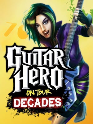 Caixa de jogo de Guitar Hero: On Tour Decades