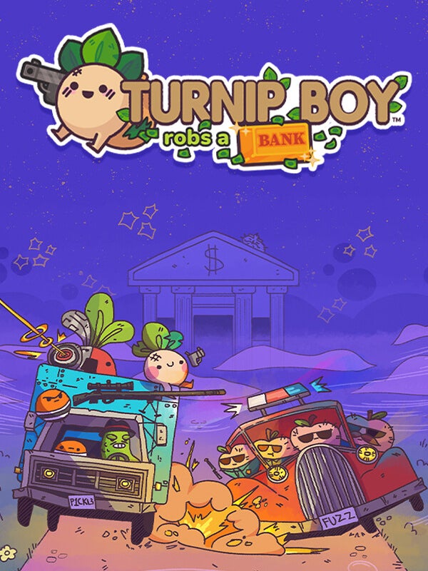 Turnip Boy Robs A Bank review: continuing Turnip Boy's story in slightly chaotic roguelite style - 6