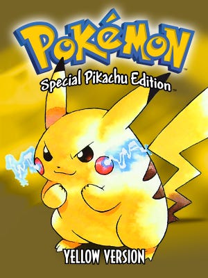 Caixa de jogo de Pokémon Yellow