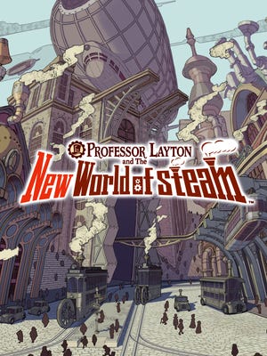 Caixa de jogo de Professor Layton and The New World of Steam