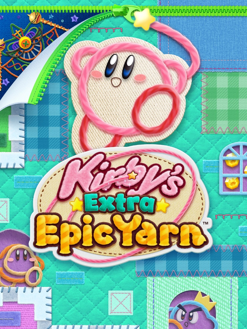 Kirby's Extra Epic Yarn boxart