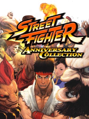 Caixa de jogo de Street Fighter Anniversary Collection