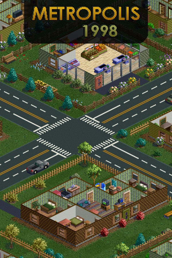 Metropolis 1998 is a fetching isometric blend of SimCity and The Sims, with customisable house interiors - 4