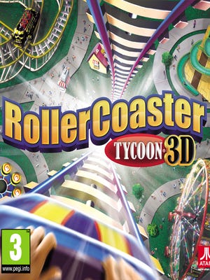 Caixa de jogo de RollerCoaster Tycoon 3D