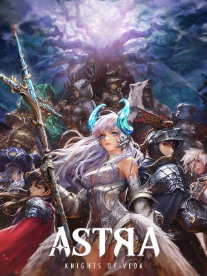 Caixa de jogo de Astra: Knights of Veda