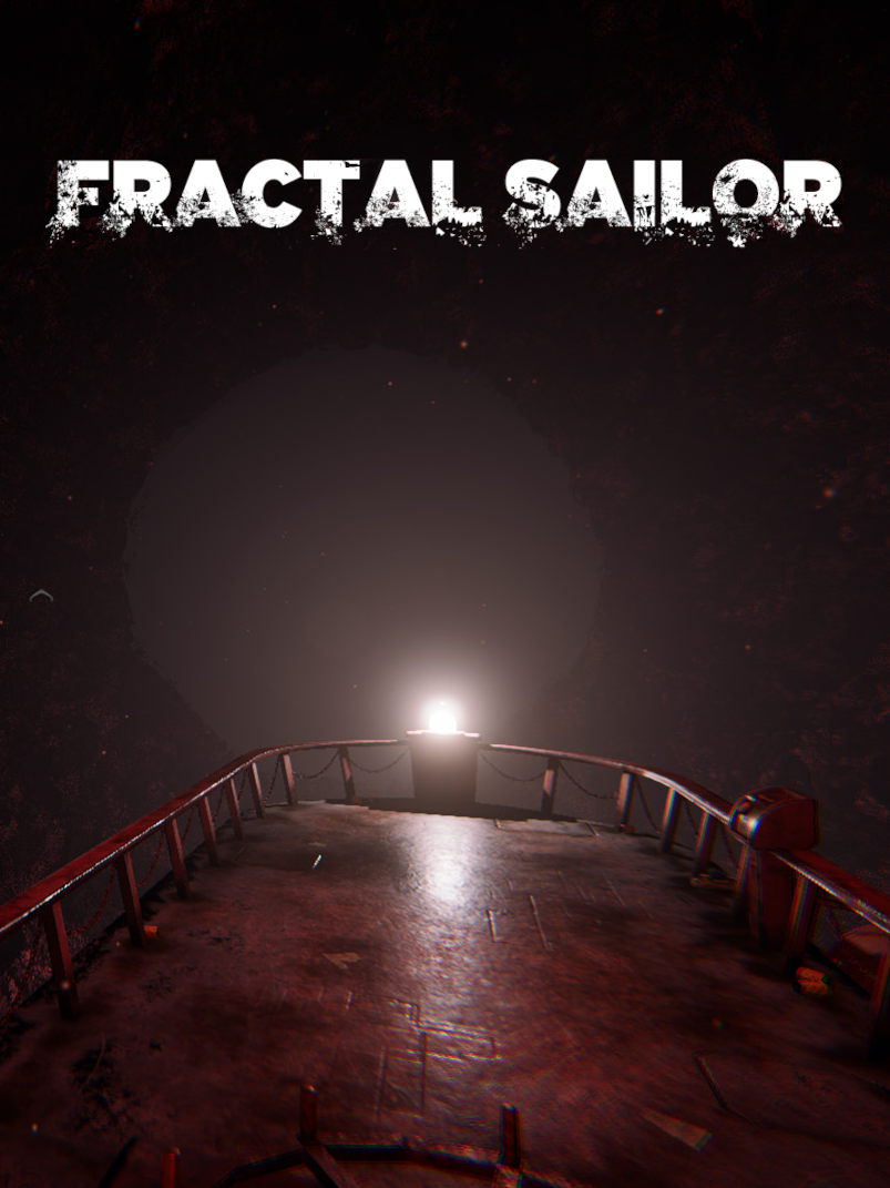 Free horror game Fractal Sailor is about flying an airship through infinite godflesh while eluding a monster - 5