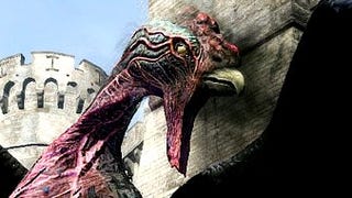 Dragon's Dogma gameplay video features an irritable cockatrice