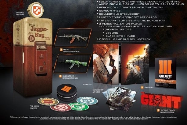 CoD Black Ops 3 s Juggernog Edition includes a functioning mini