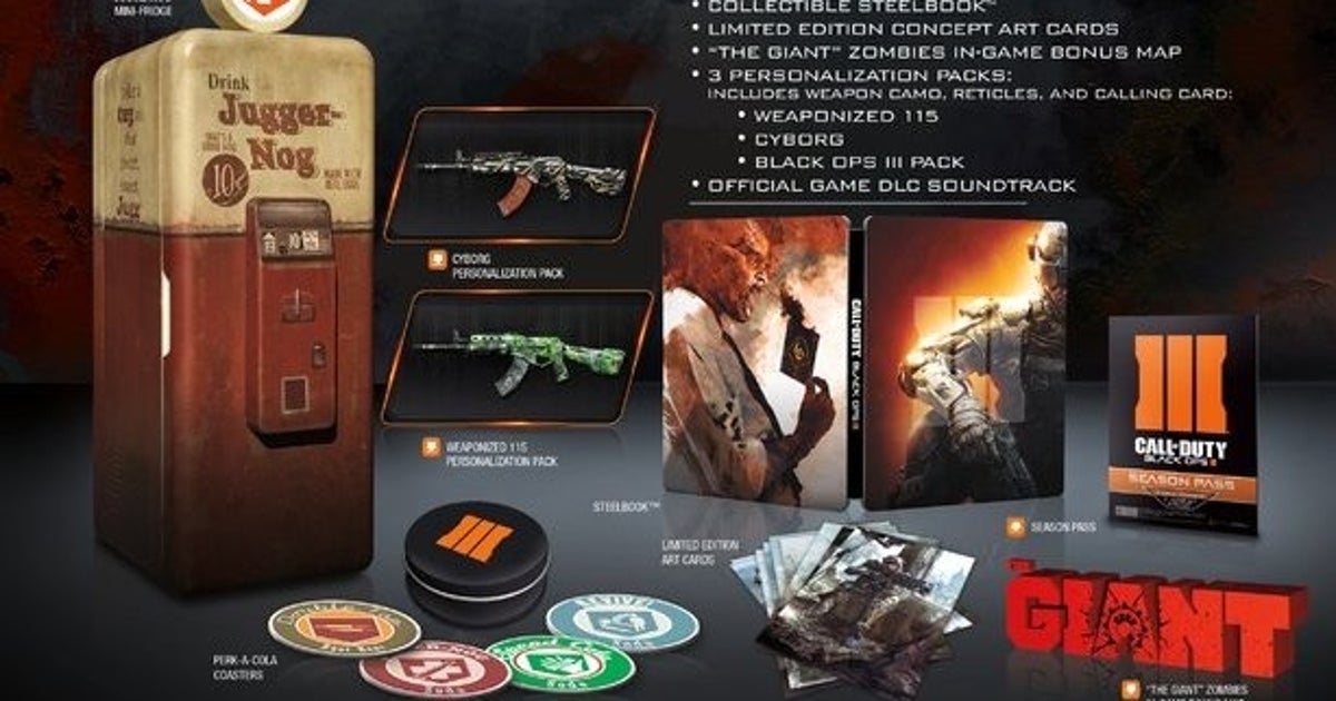 CoD: Black Ops 3’s Juggernog Edition includes a functioning mini