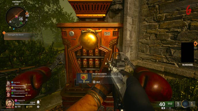 CoD Black Ops 6 screenshot showing the cola machine in a round