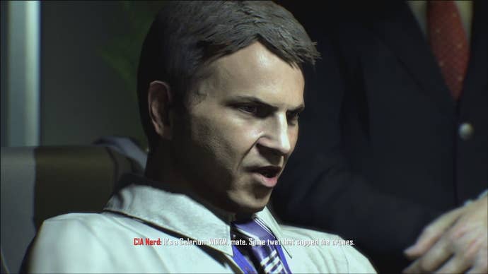 A CIA Nerd talks about a Celerium WORM in Call Of Duty: Black Ops 2