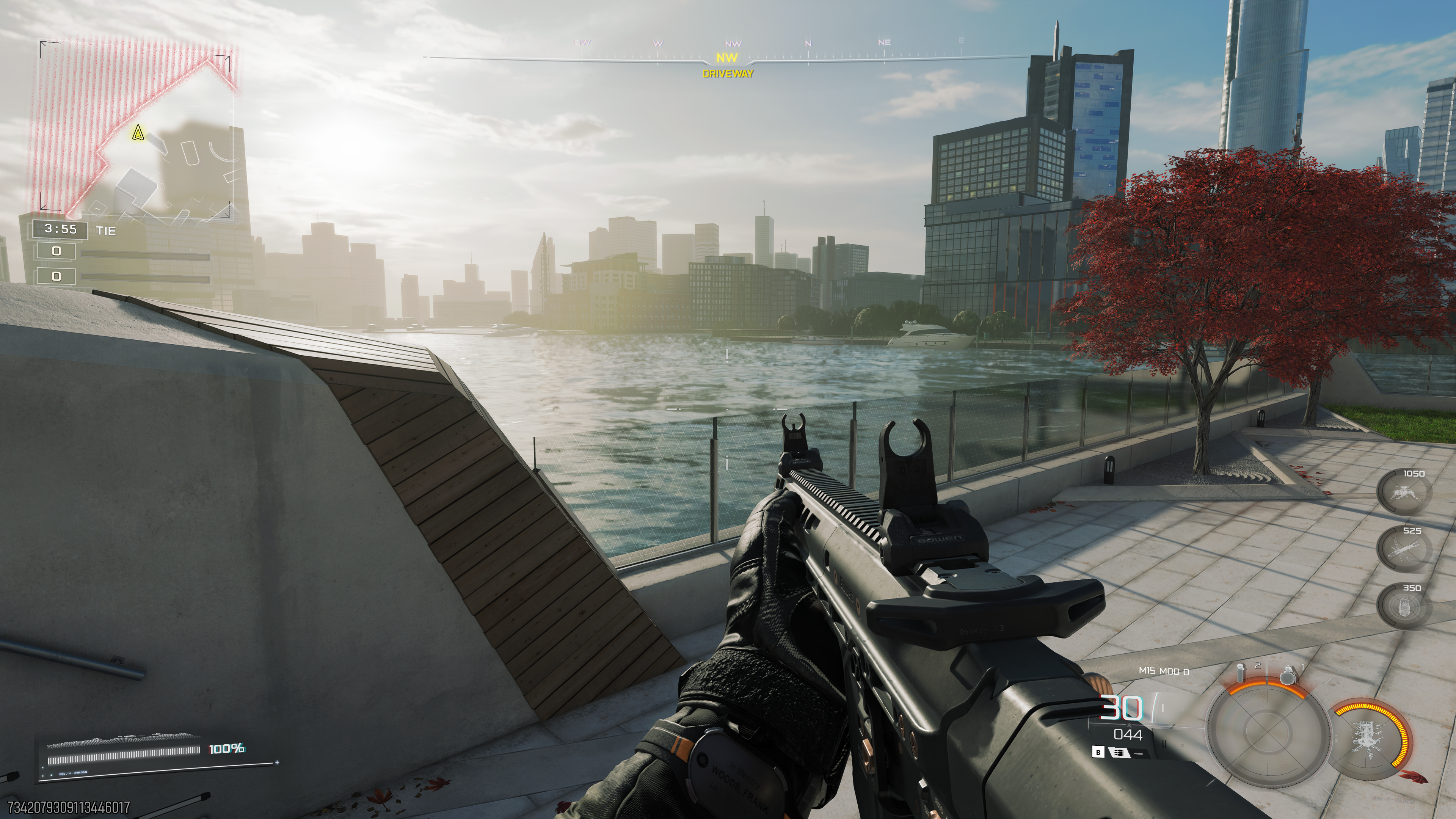 The ocean in Call of Duty: Black Ops 7 with FSR Ray Regeneration disabled. - 24