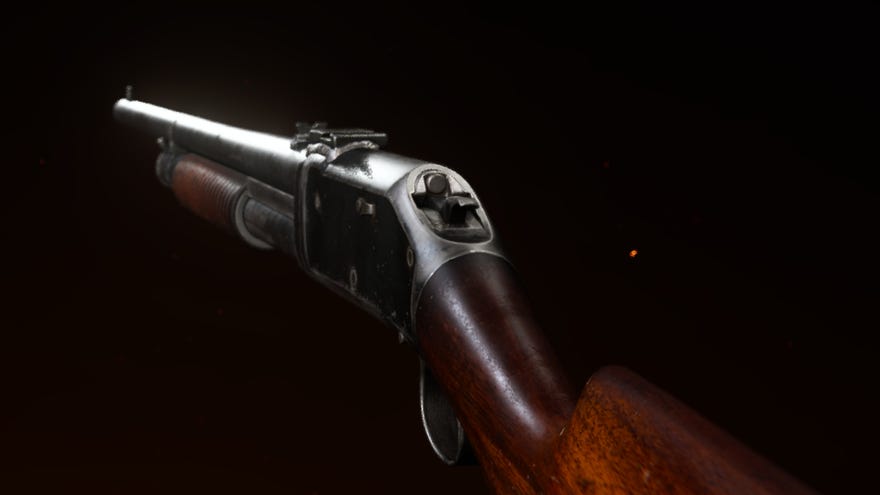 A close-up render of the Combat Shotgun in Call Of Duty: Vanguard.