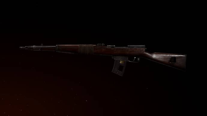 ITRA burst weapon preview against black background in Call Of Duty: Vanguard