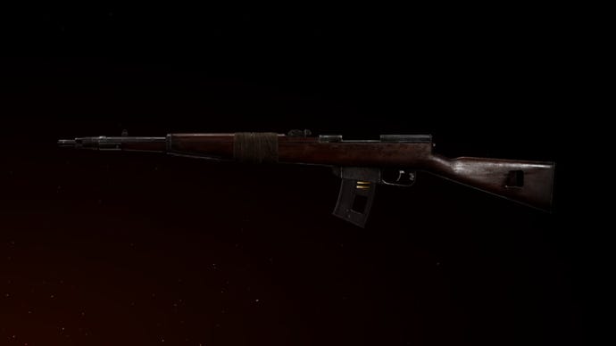 ITRA burst weapon preview against black background in Call Of Duty: Vanguard