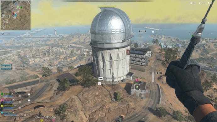 Dropping into Al Mazrah’s Observatory in Warzone 2.