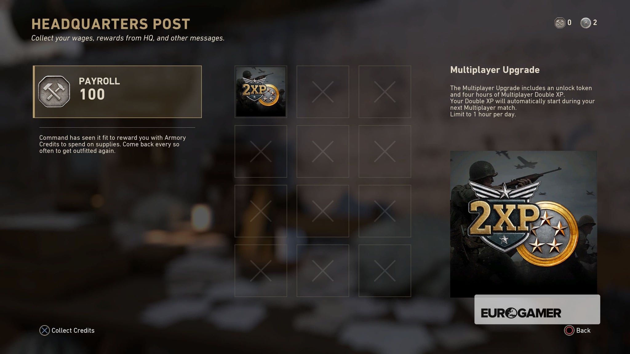 Plus 300xp Cod Call of Duty WW2 XP sources, how to use the double XP booster and the ...