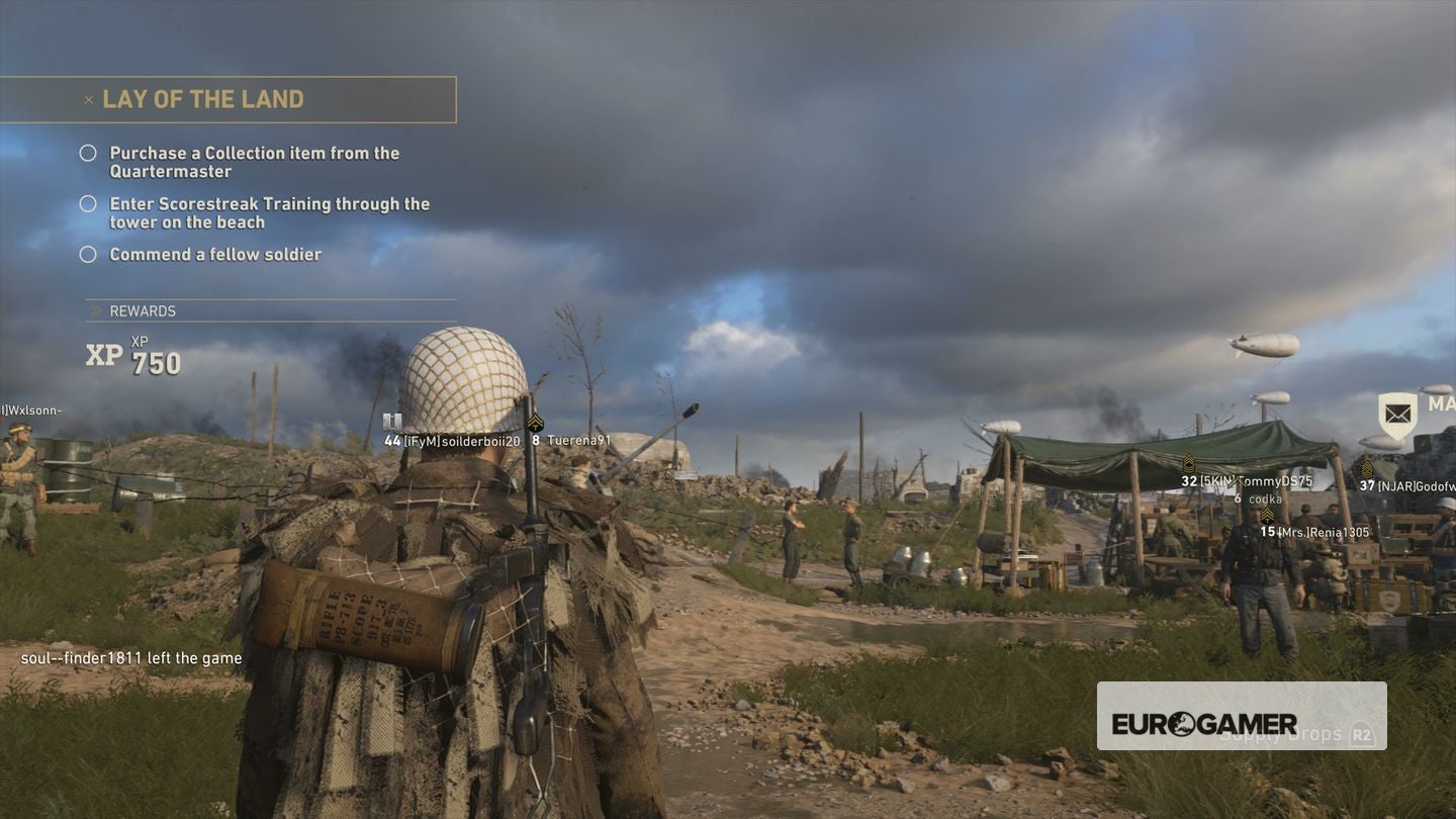 Call of Duty WW2: How to Commend a fellow soldier, with or without an ...