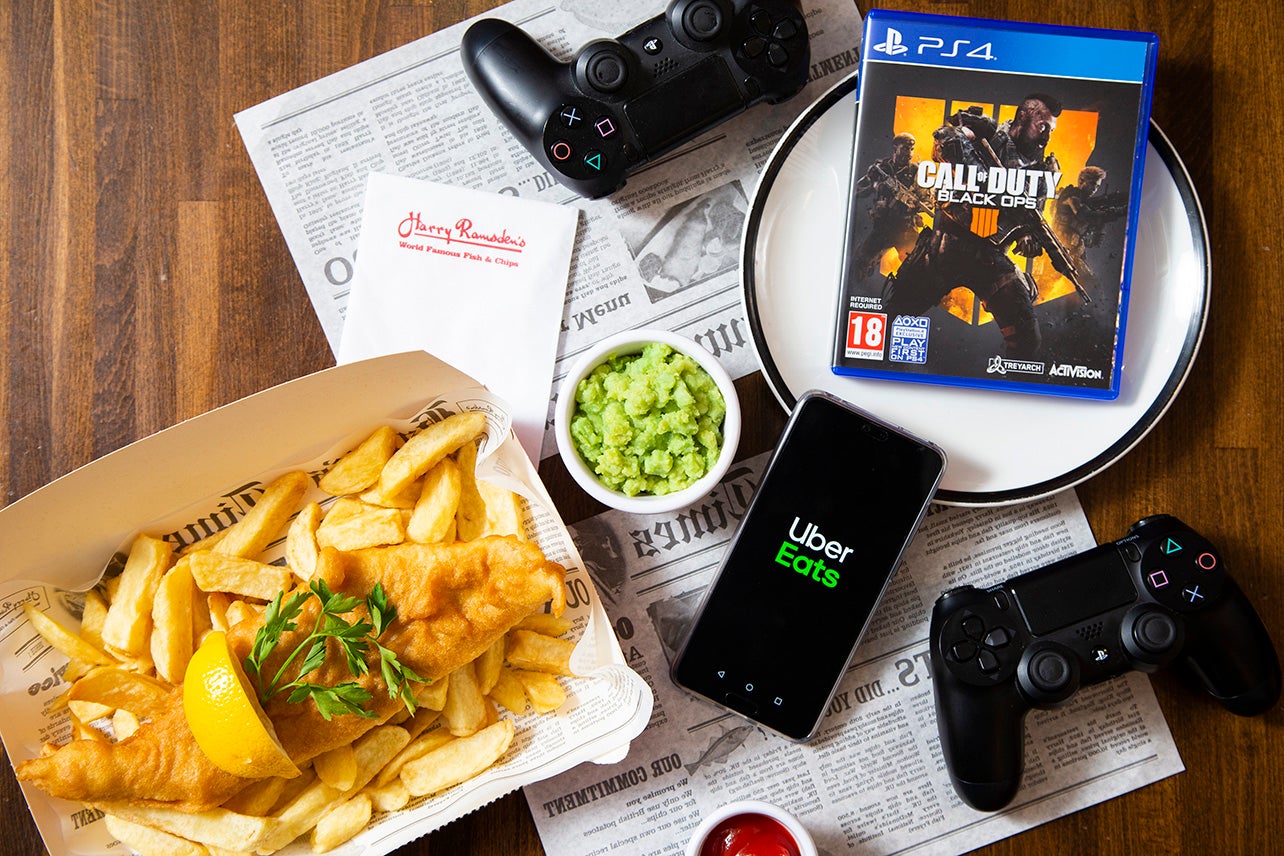 Uber Eats will deliver a free copy of COD with your cod and chips ...