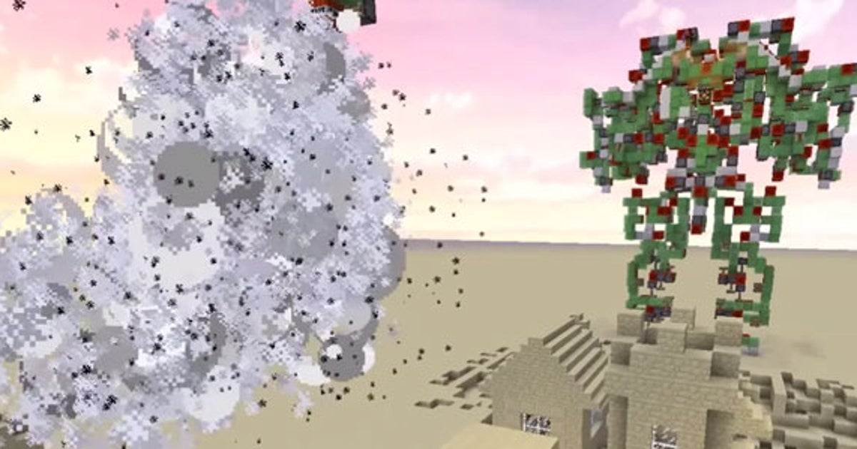 Deathbot Minecraft Colossus Deathbot Lets You Nuke Your Minecraft Foes | Rock Paper Shotgun