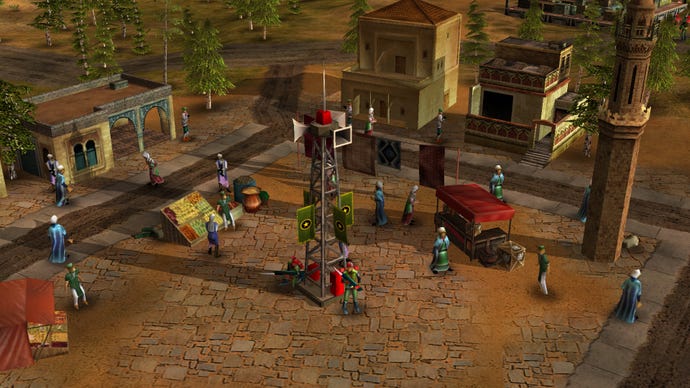A town with a guardpost in Command & Conquer Generals
