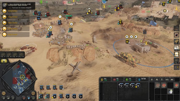 Tanks rush into a busy battleground in Company Of Heroes 3