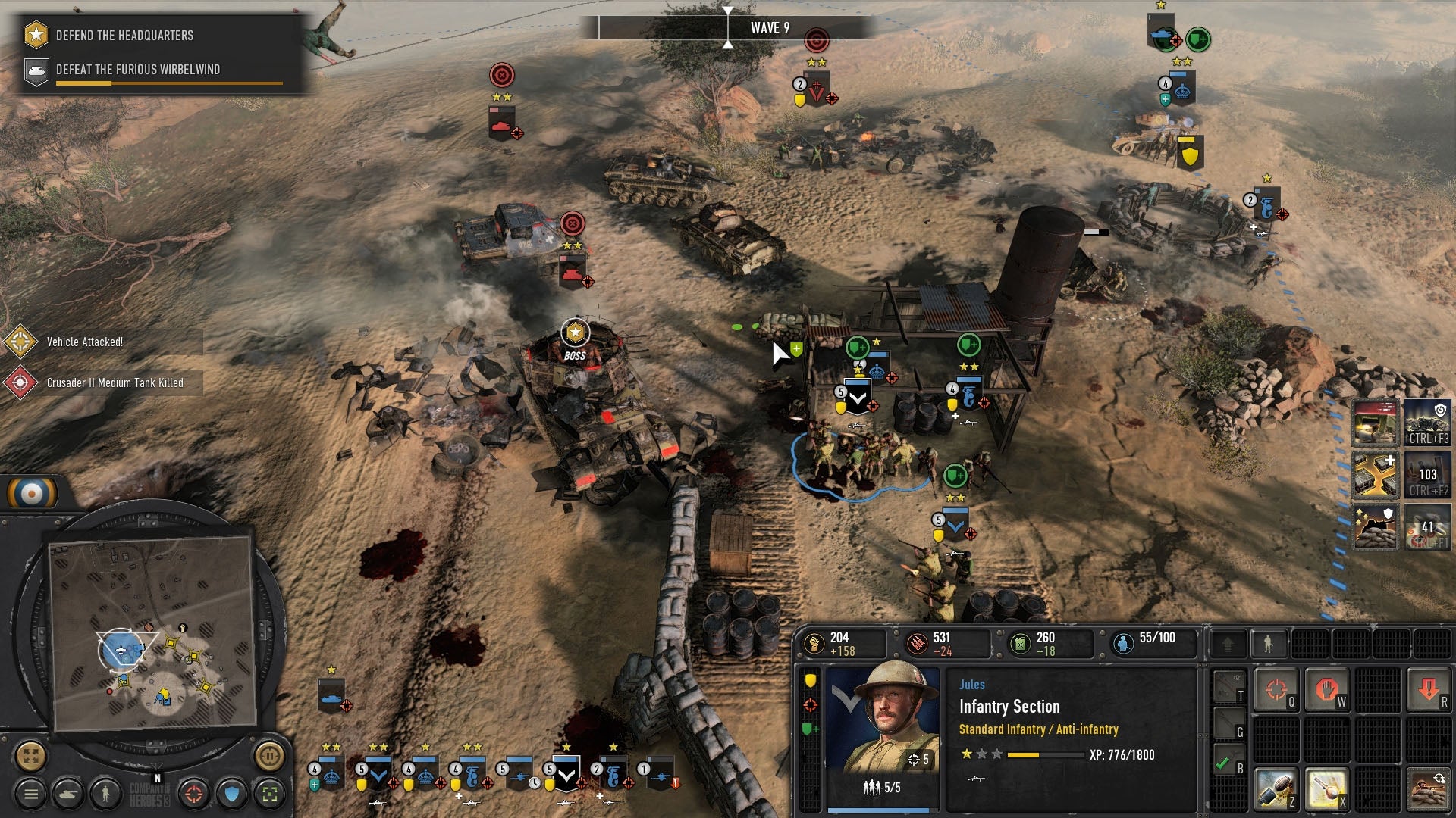 Something to do with war in Company of Heroes 3: Final Stand