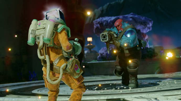 Some characters battling in Concord.