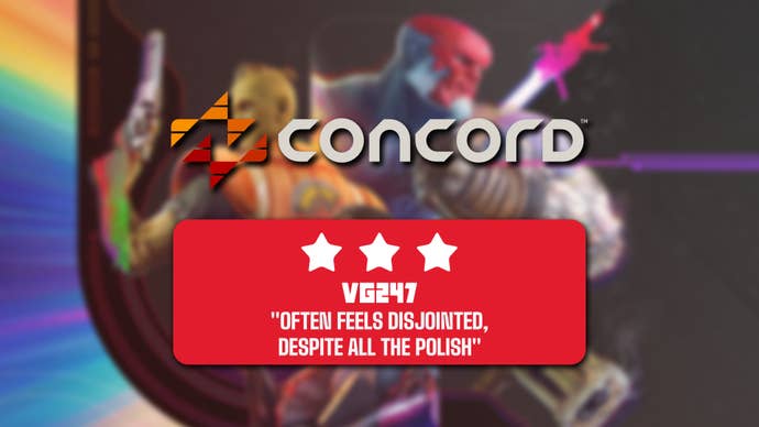 Review header for Concord that reads: “Often feels disjointed, despite all the polish”