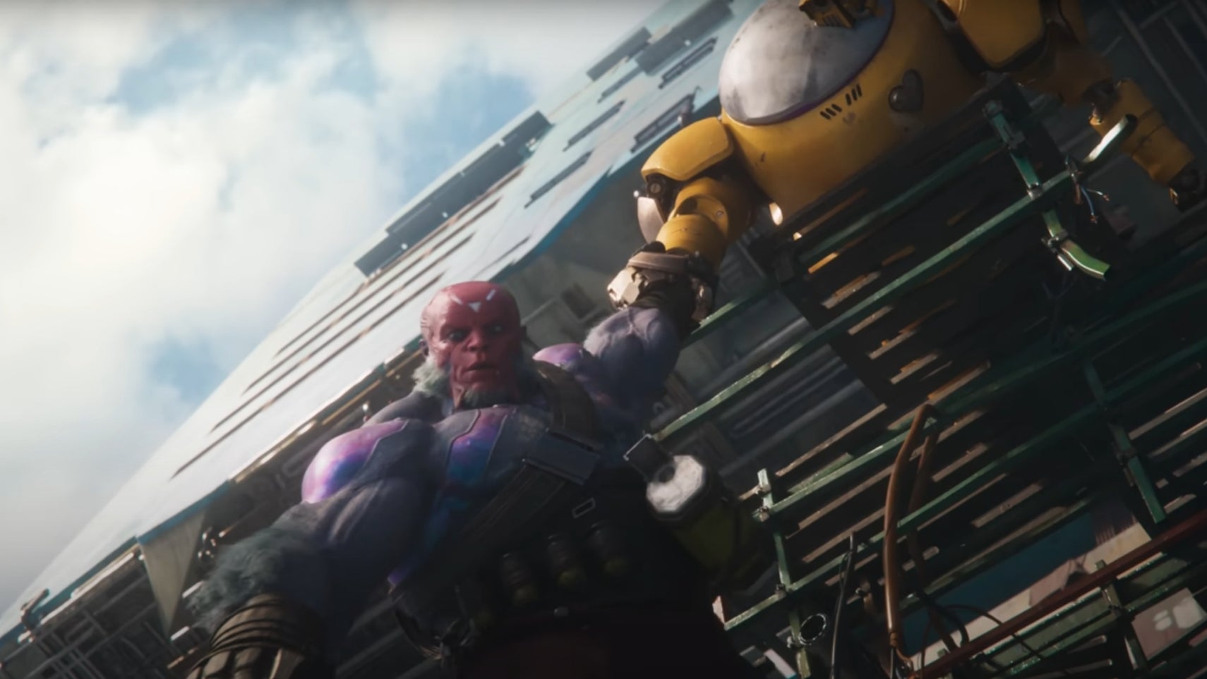 Some characters hanging off a ledge in Concord. - 1