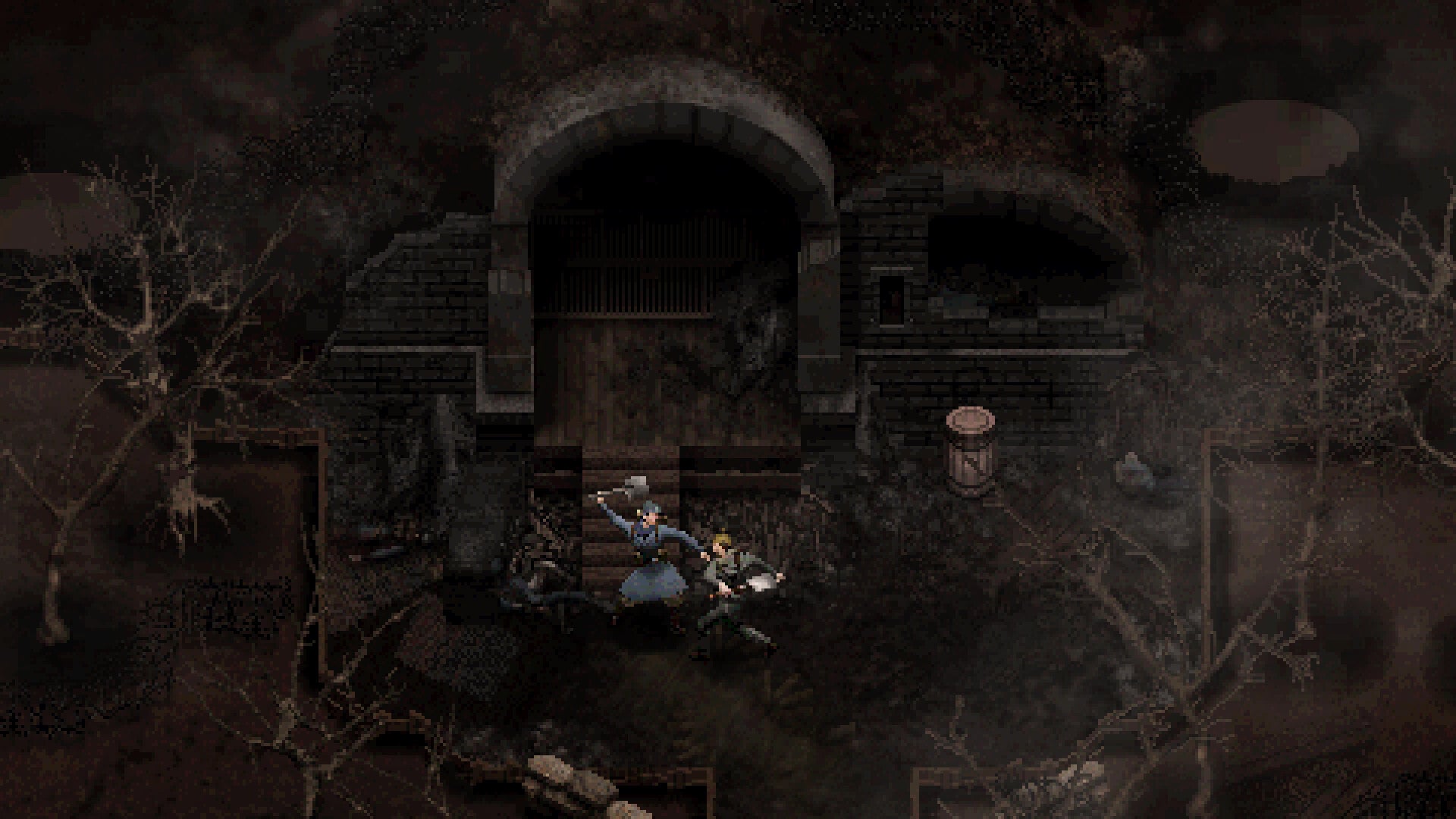 Two WW1 soldiers in a desperate fight in Conscript - 68