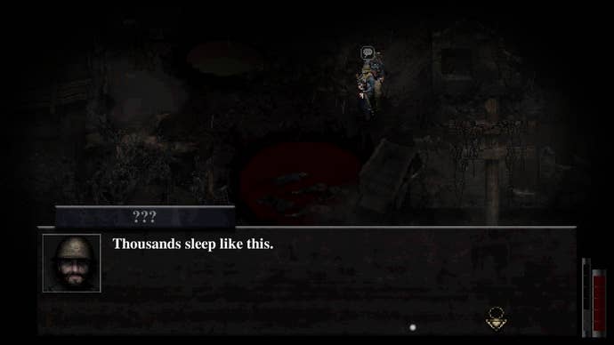 A chat between two soldiers in Conscript.