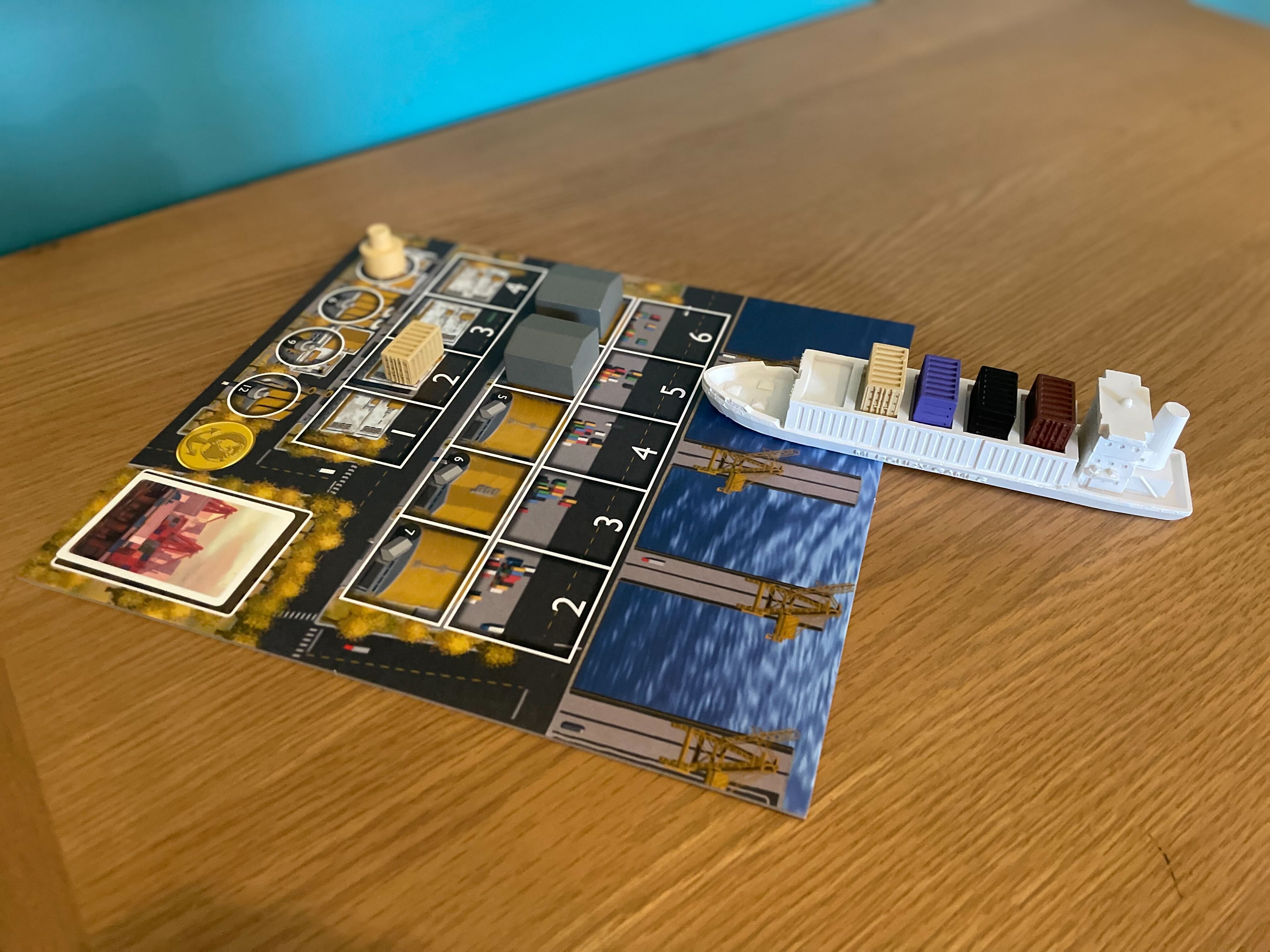Container, a board game with the most boring theme imaginable, is one