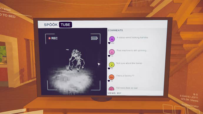 Screenshot of the ear monster in Content Warning.