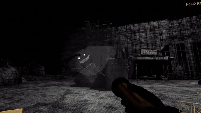 Screenshot of a Ghost monster in Content Warning.