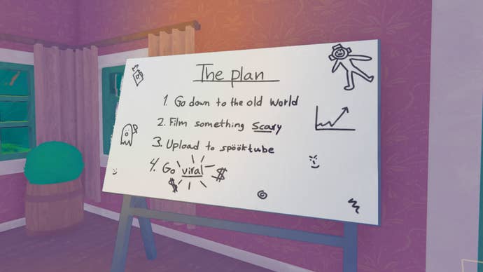 Screenshot of a content plan in Content Warning.