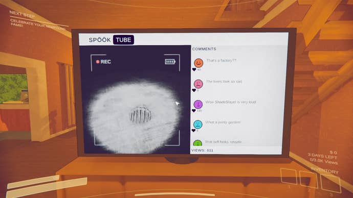 Screenshot a ribcage in Content Warning.