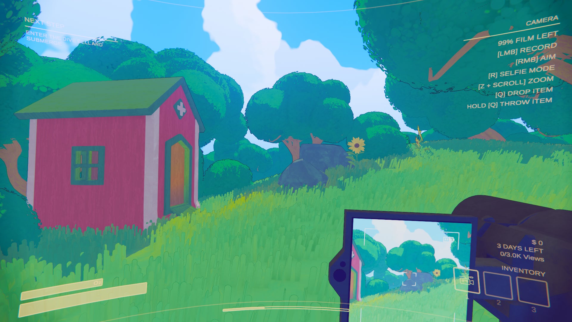 Screenshot of a player holding a camera in Content Warning. - 8