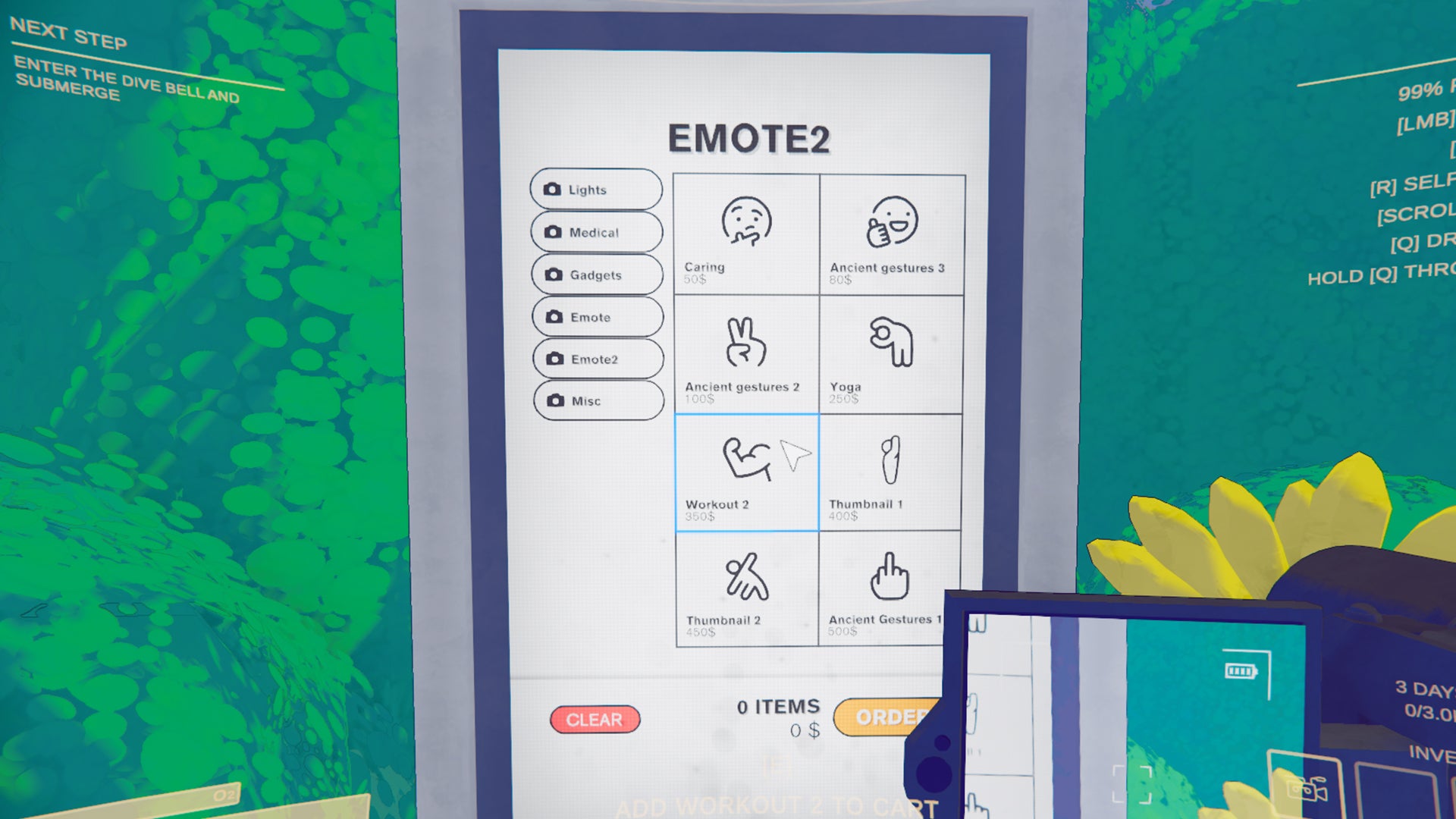 Screenshot of the upgrade machine in Content Warning. - 8