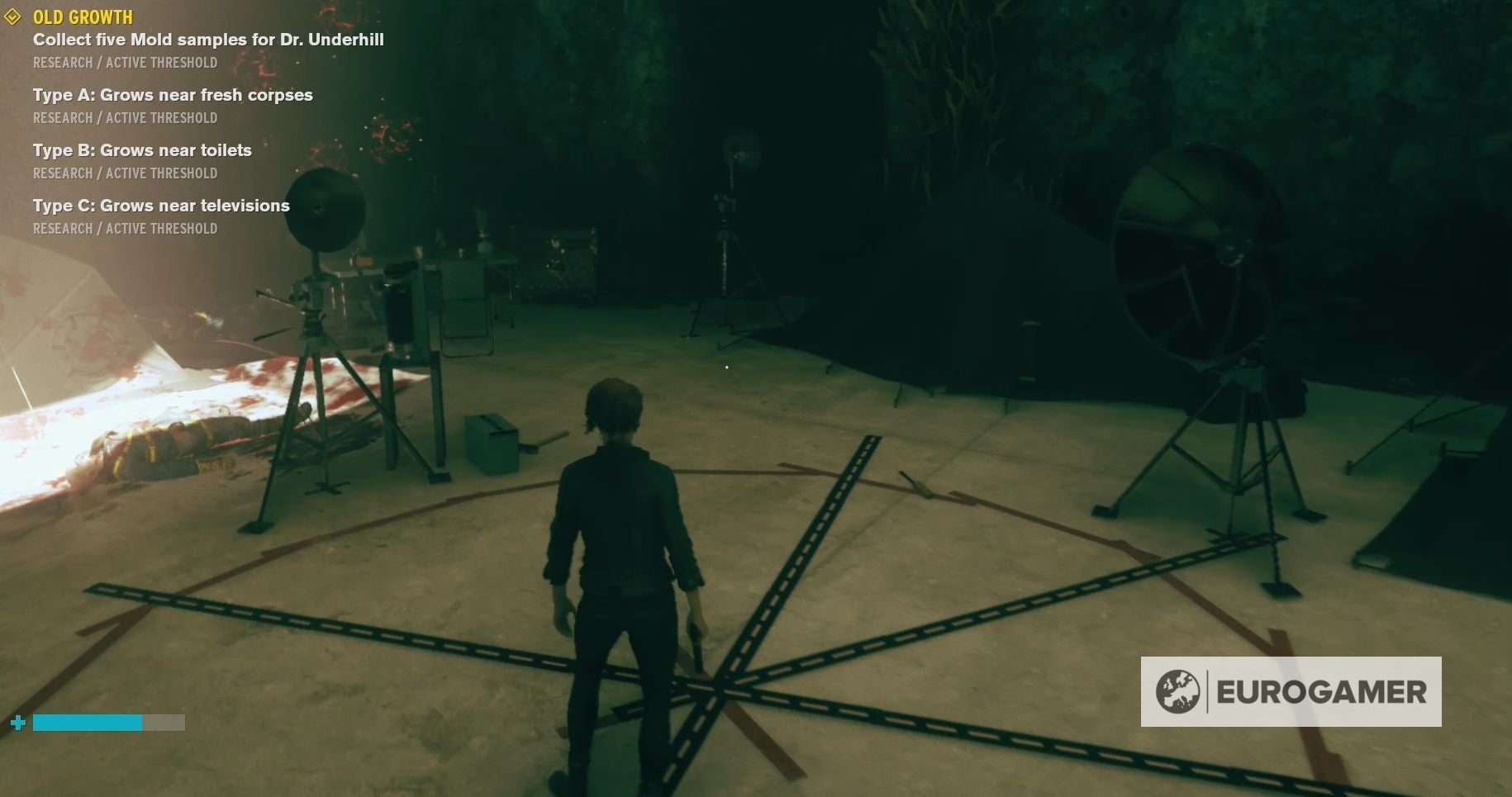 Control Old Growth finding the Mold samples and defeating Mold1