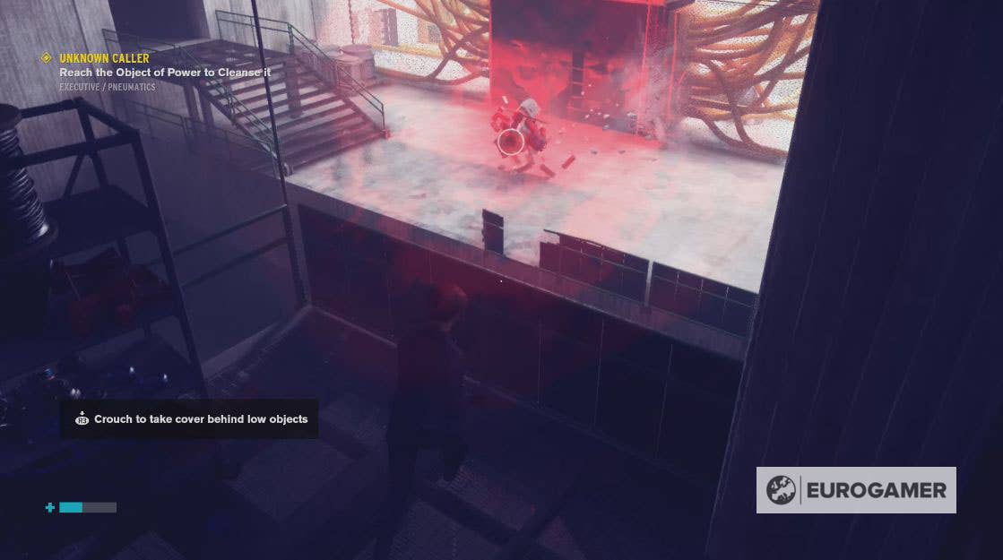 Control - Unknown Caller mission: Reaching Communications Dept and