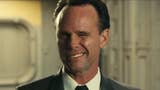 Walton Goggins winks at the camera as Cooper Howard in Amazon's Fallout TV series